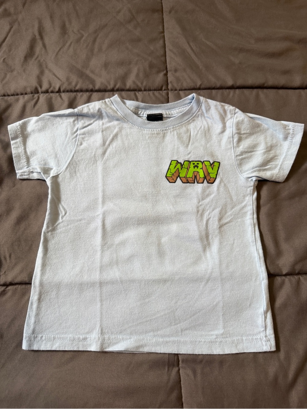 WRV Light Blue Minecraft Graphic Tee
